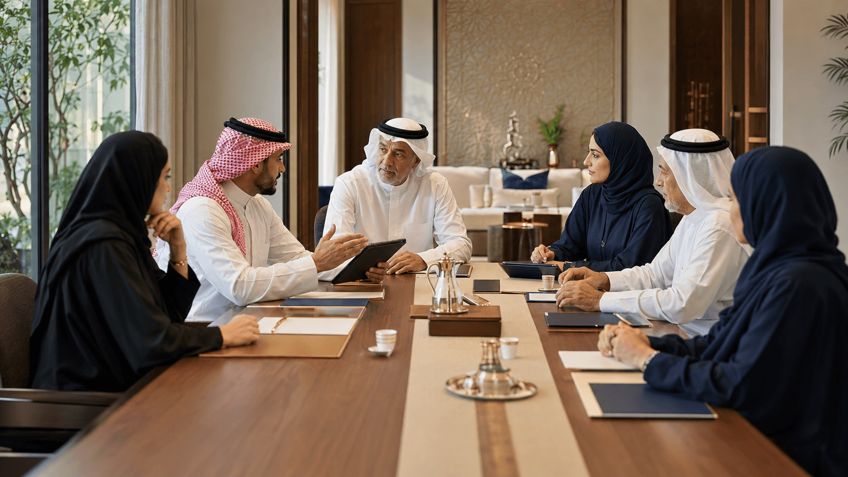 اجتماع لجنة لمراجعة قرارات ومبادرات الكيان
